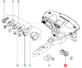 Modüs Merkezi Kilit Ve Dörtlü Düğmesi Şema